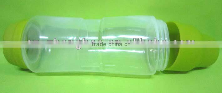 PP Plastic Bottles With Twin Neck Design 2 Sides opening