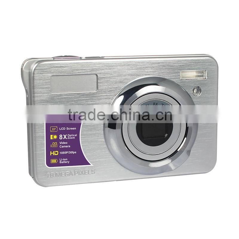 Hot 18 Megapixels 8x optical zoom compact professional digital camera market