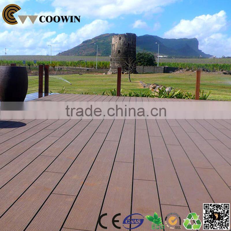 Wood-Plastic Composite Flooring Technics and Engineered Flooring Type Solid WPC Laminate Decking