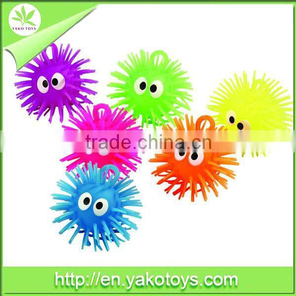 Novelty animal puffer ball,TPR non-phthalate material,have ICTI