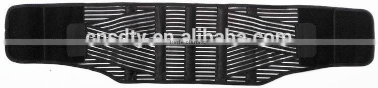 FDA Approved Wholesale Alibaba Neoprene Double Pull Lumbar Support Adjustable Back Belt Pain Waist Brace with PP support plate