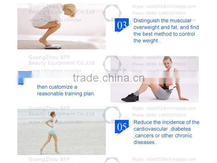 The portable body composition analyzer with the advanced technology