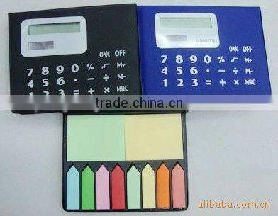 8 Digital solar cell gift Calculator with Momo/ calculator