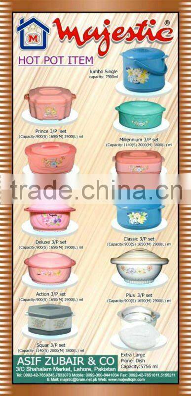 Eco-Friendly Thermic Insulated Plastic Hotpot