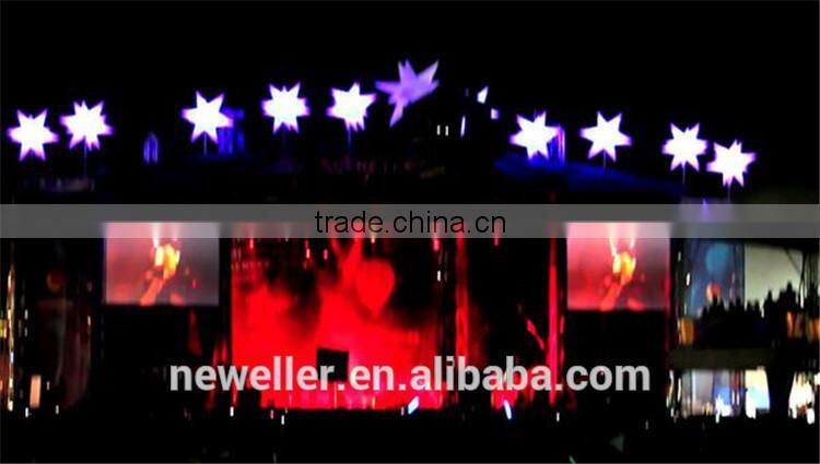 New type wedding decorative led inflatable star For Advertising