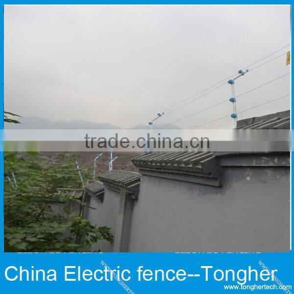 perimeter security high volotage fencing system with alarm
