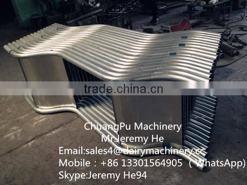 Steel Column Frame For Milking Parlour System for Sale