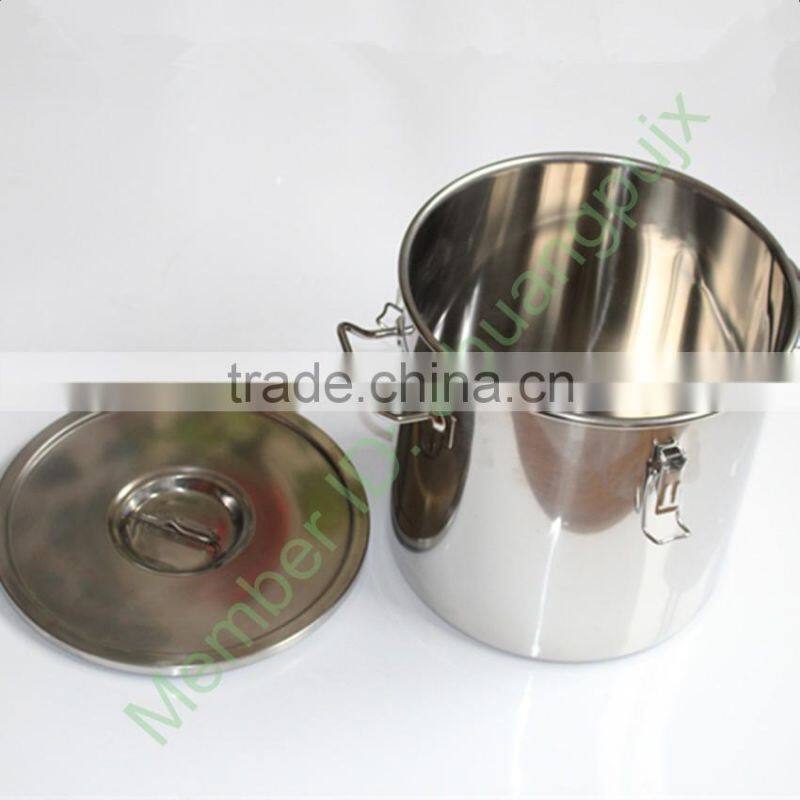 170Liter Corrosion Resistant Stainless Steel 304Material Milk Drum with Sealing Cover for Portable Milking Machine