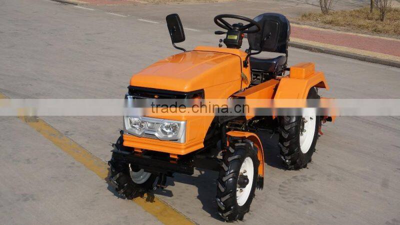 China 12hp 15hp 18hp belt drive mini farm tractor