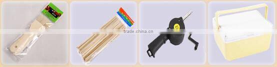 Newly Style 3pcs Mental BBQ Tool Set with wooden Handle for Barbecue