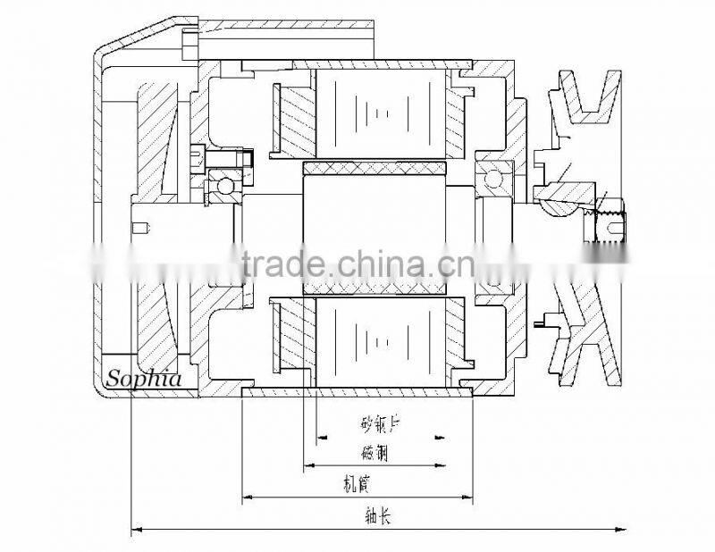 500W 600W industrial sewing machine AC servo motor instead clutch motor