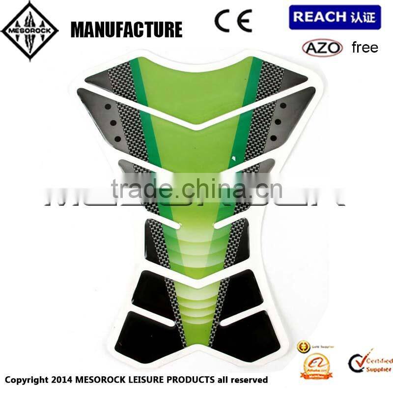 Motorcycle Sticker Grain Crystal Epoxy Fishbone Fuel Tank Sticker Protector for Decoration 23*18cm