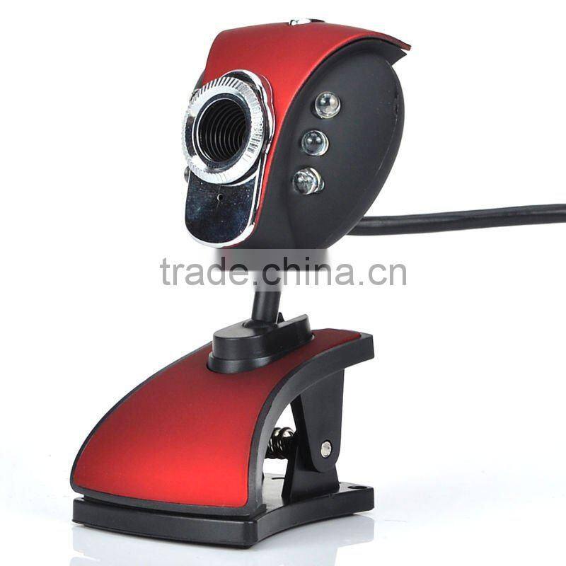 USB 50.0M 6 LED Webcam Camera Web Cam With Mic for Desktop PC Laptop