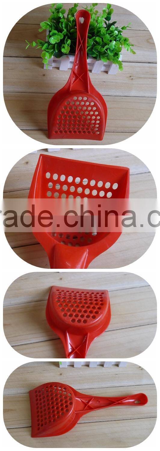 2015 pet cleaning products high quality small plastic cat litter poop scoop