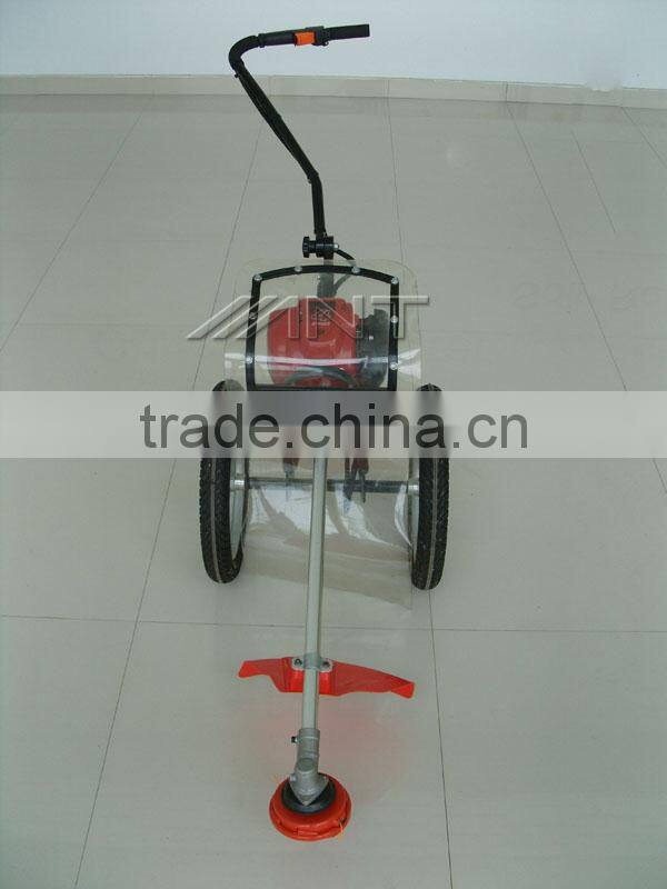 China lawn grass garden brush cutter machine on wheel ANT35 with CE
