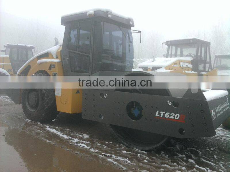Lutong LT620S 20 Ton Road Roller Mechanical Drive Single Drum Vibratory Roller price
