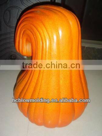 OEM Blow Molding plastic halloween pumpkin bucket pumpkin decoration for sale