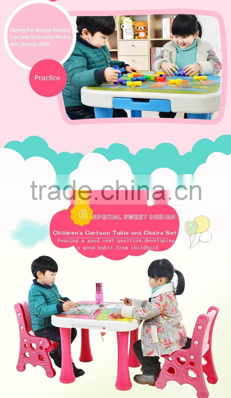 kids cartoon study table and chair kids study table chair