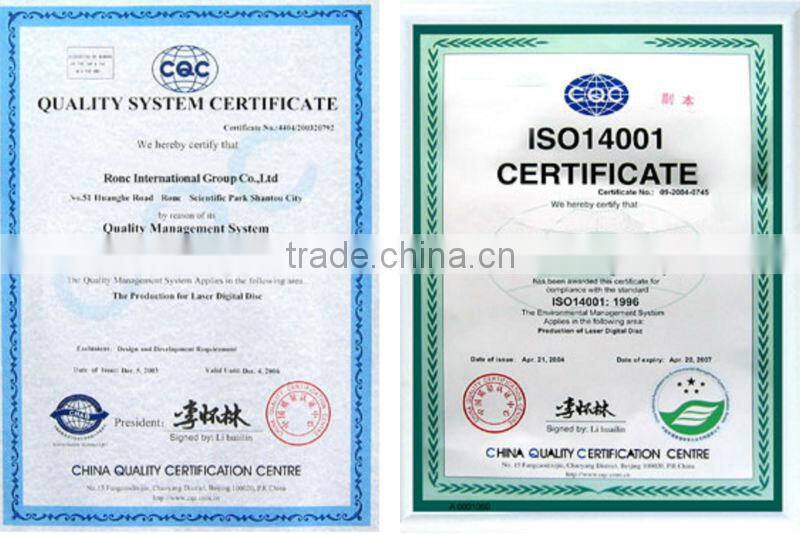 Guangzhou famous brand inkjet&thermal dvd-r printable