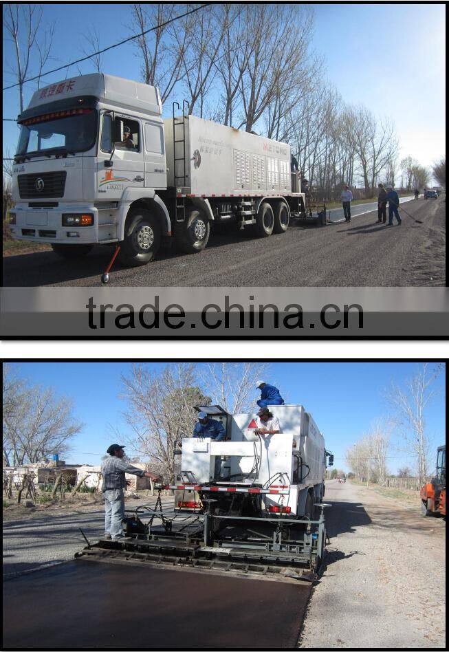 Metong surfacing paver truck/slurry sealer for road construction and conservation