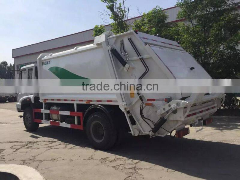 HOWO 4*2 12CBM Garbage Truck for sale