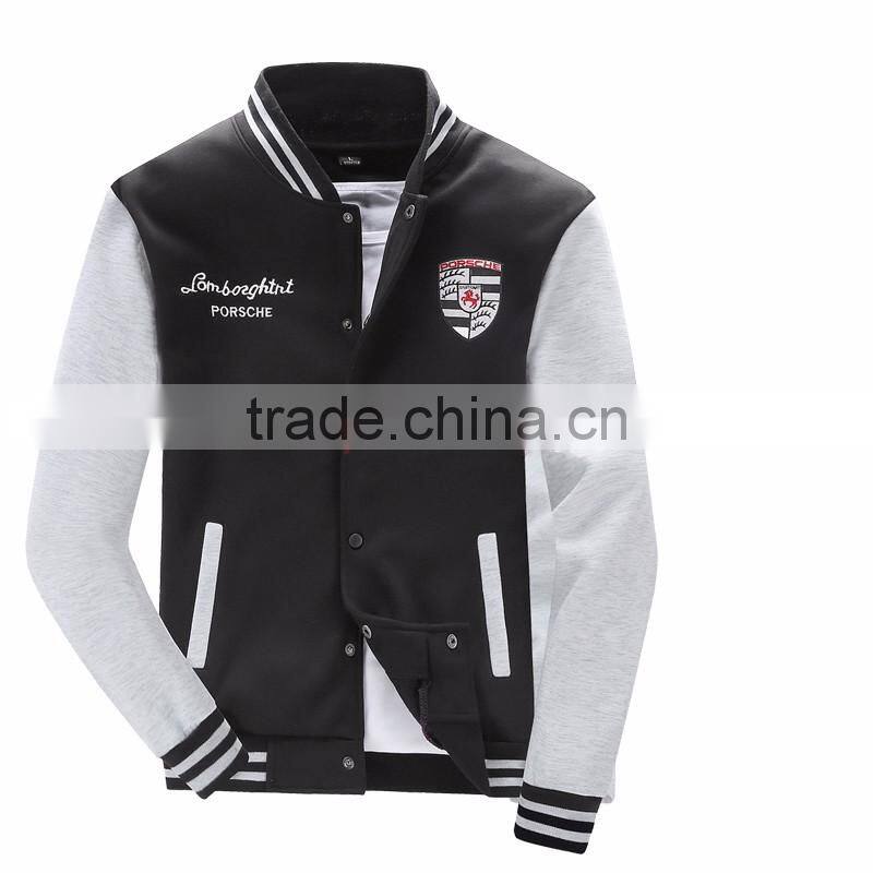 New fashional wholesale cotton softshell ski jacket baseball jacket