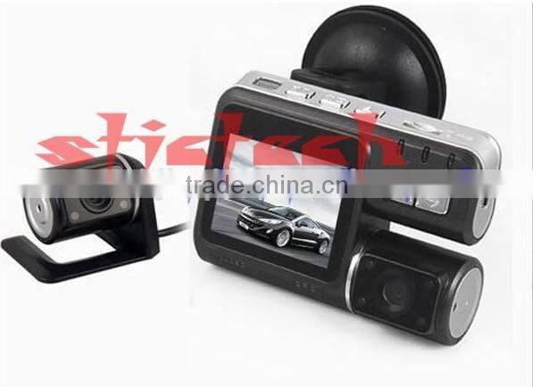Car Black Box F90 HD1280*720P Dual lens Vehicle DVR PK F70 Camera
