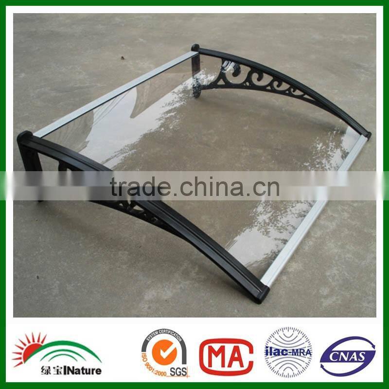 Foshan smart shade awning ! Environmental pc polycarbonate sheet canopy