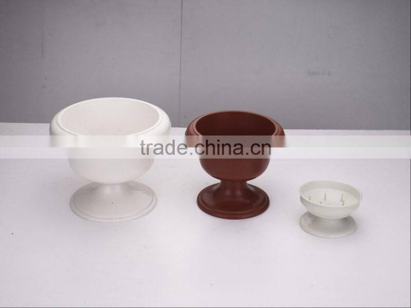 European classic cup type pot, plastic flower pot