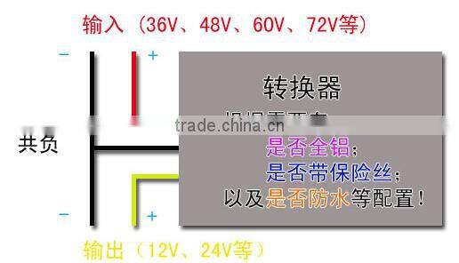 64v 72v to 19v dc-dc buck power converter 240W