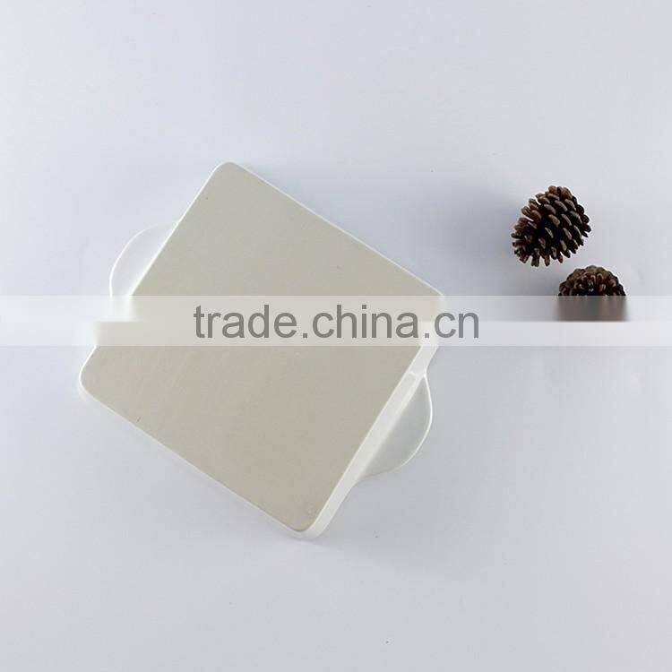 Hospitality hotel supply ceramic baking dish custom logo bakeware