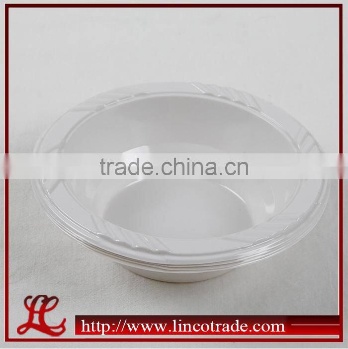 5.5 Inch White Round Disposable Plastic Bowl