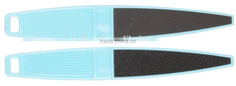 Sandpaper foot file,Pointed File,foot file with plastic handle