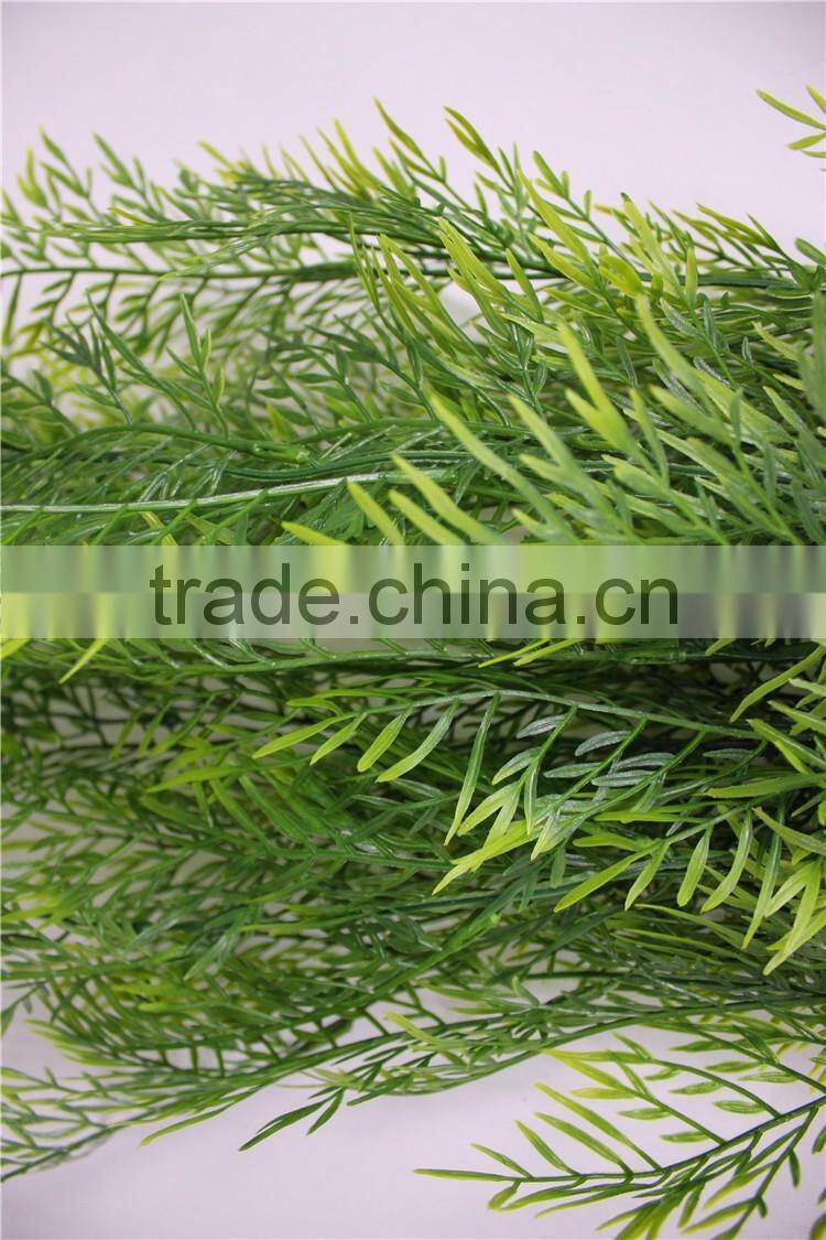 PE plastic hanging vine rattan bulk grass artificial hanging leaf