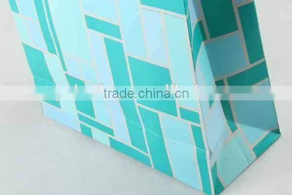 Foldable Gift Bag With Irregular Squares/ Shopping Bag