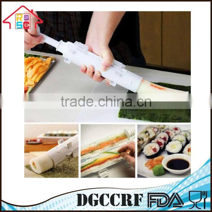 NBRSC Home DIY Sushi Roll Maker Kit Rice Roller Mold Kitchen Tool Set