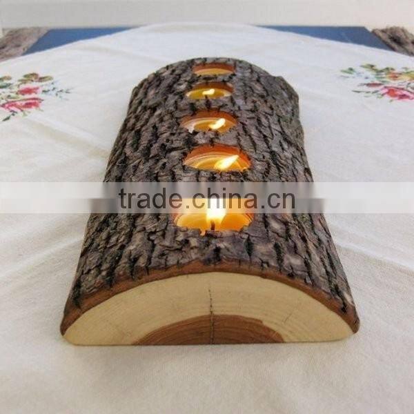Natural wooden hanging christmas ornaments decoration