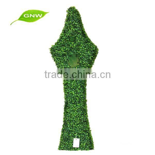 GNW BOX1027 Factory in China Artificial Topiary Trees Boxwood Wreath Garden Decoration