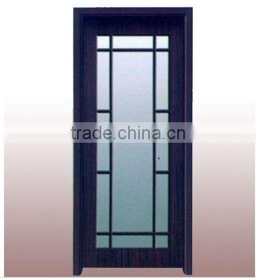 welcomed glass insert wood interior door