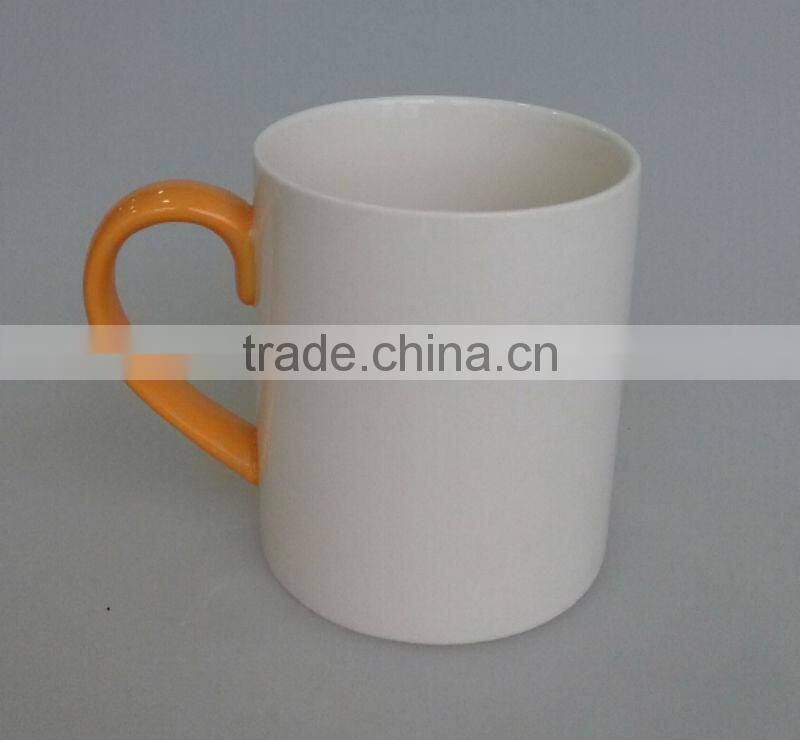 ceramic 14OZ color handle mug