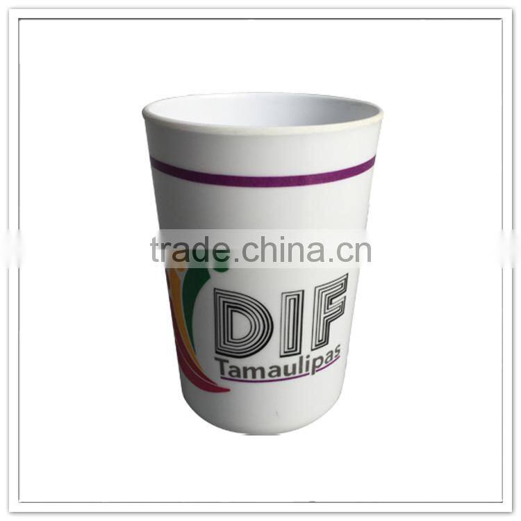 New plastic ware large buy in bulk customized melamine restaurant cups with logo printed