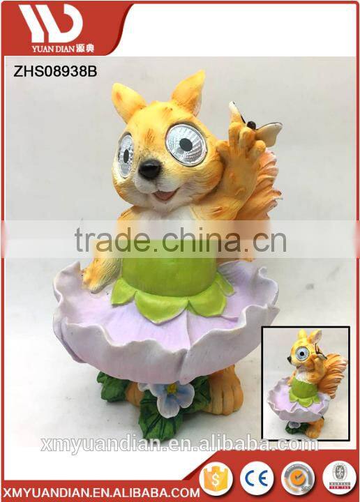 Solar Resin Garden Artwork Bird Baths Outdoor Landscape Lighting