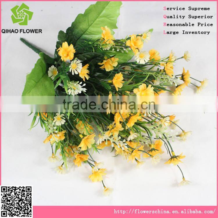 Cheap artificial wildflower bouquet decorative landscaping lilac wildflower bouquet Foshan factory