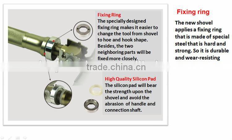 New Model Multifunction Off Road Car Tool Sets with Shovel Hoe Knife Flint and Flashlight