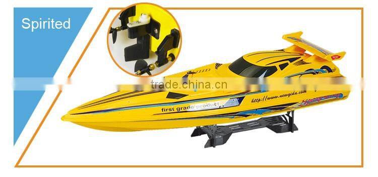 Hot Selling! 2.4G Radio Control Boat Electric rc boat High Speed Racing Boat for kids