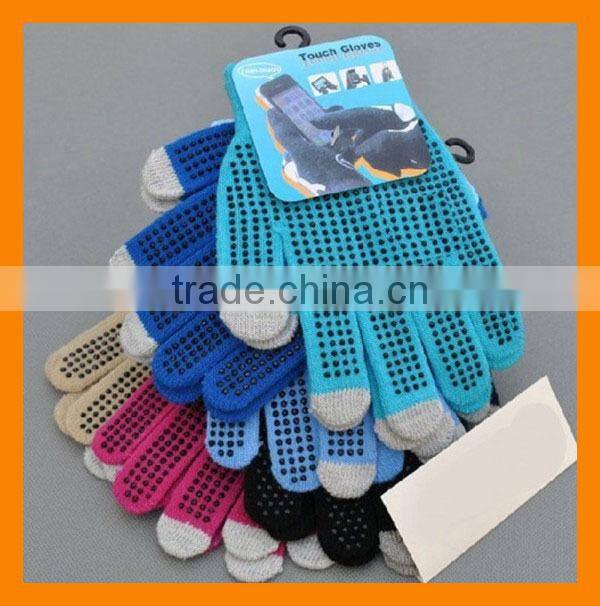 Touch Sensitive Gloves with Dot Palm