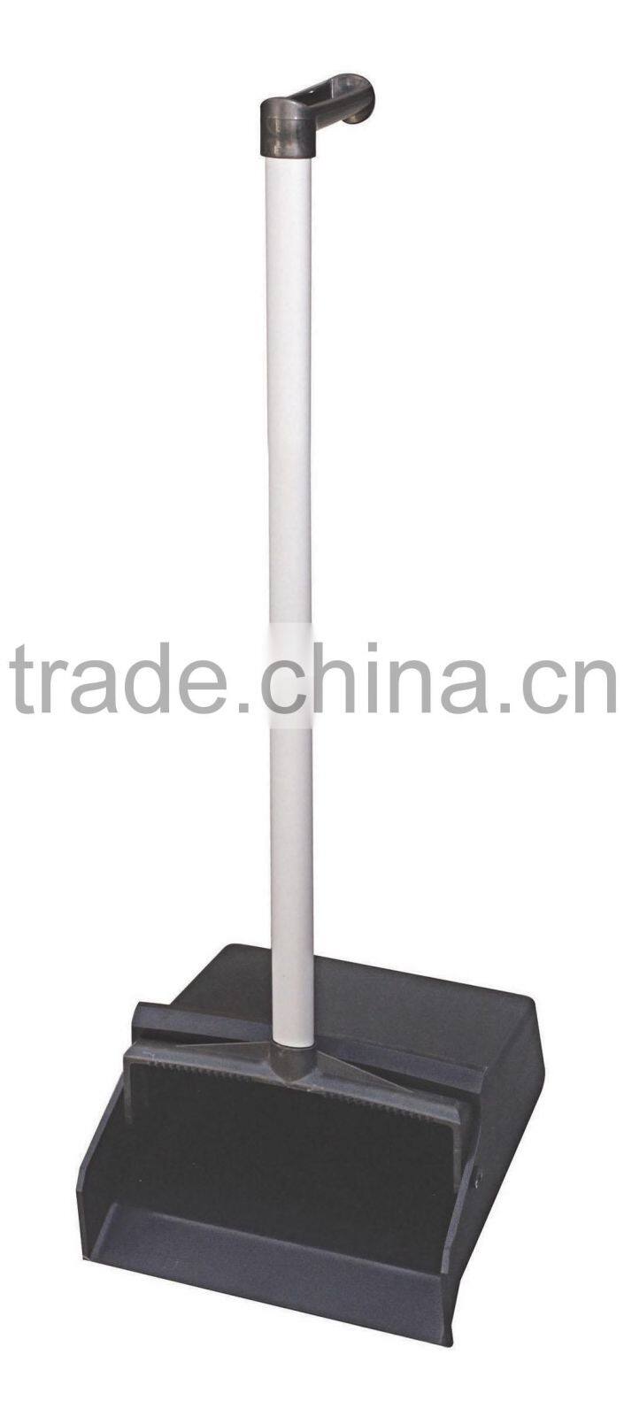 Ergonomic long handle plastic dustpan