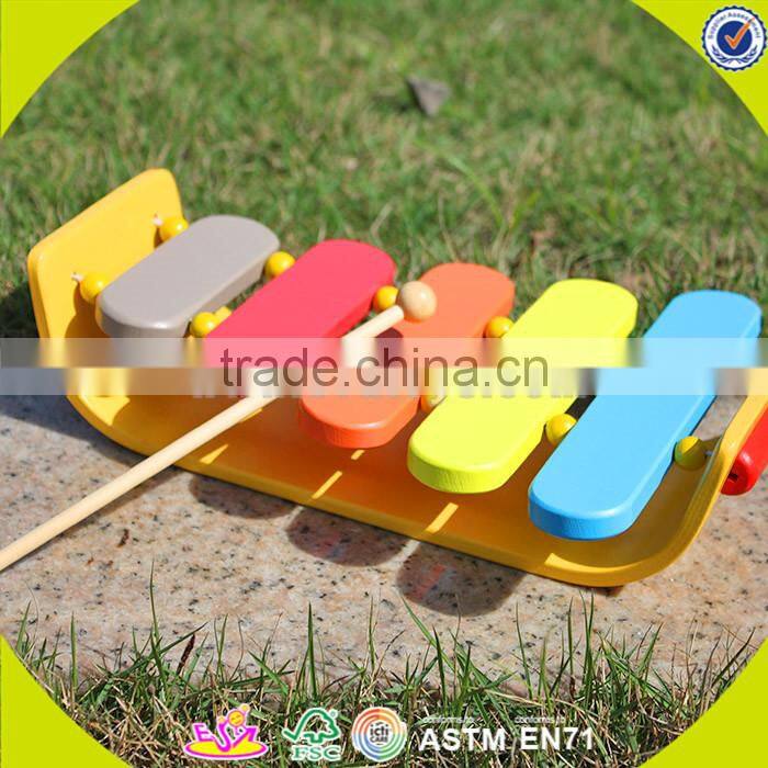 wholesale delicate color wooden xylophone toy most popular wooden xylophone toy for kids W07C022