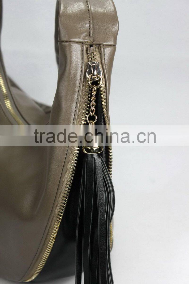 High fashion customzied tassel ornament women hobo bag