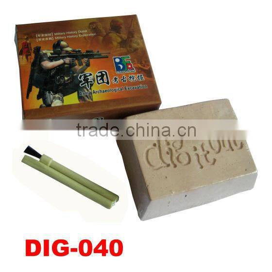 Educational pirate coin chaeology excavation kit toy for kids